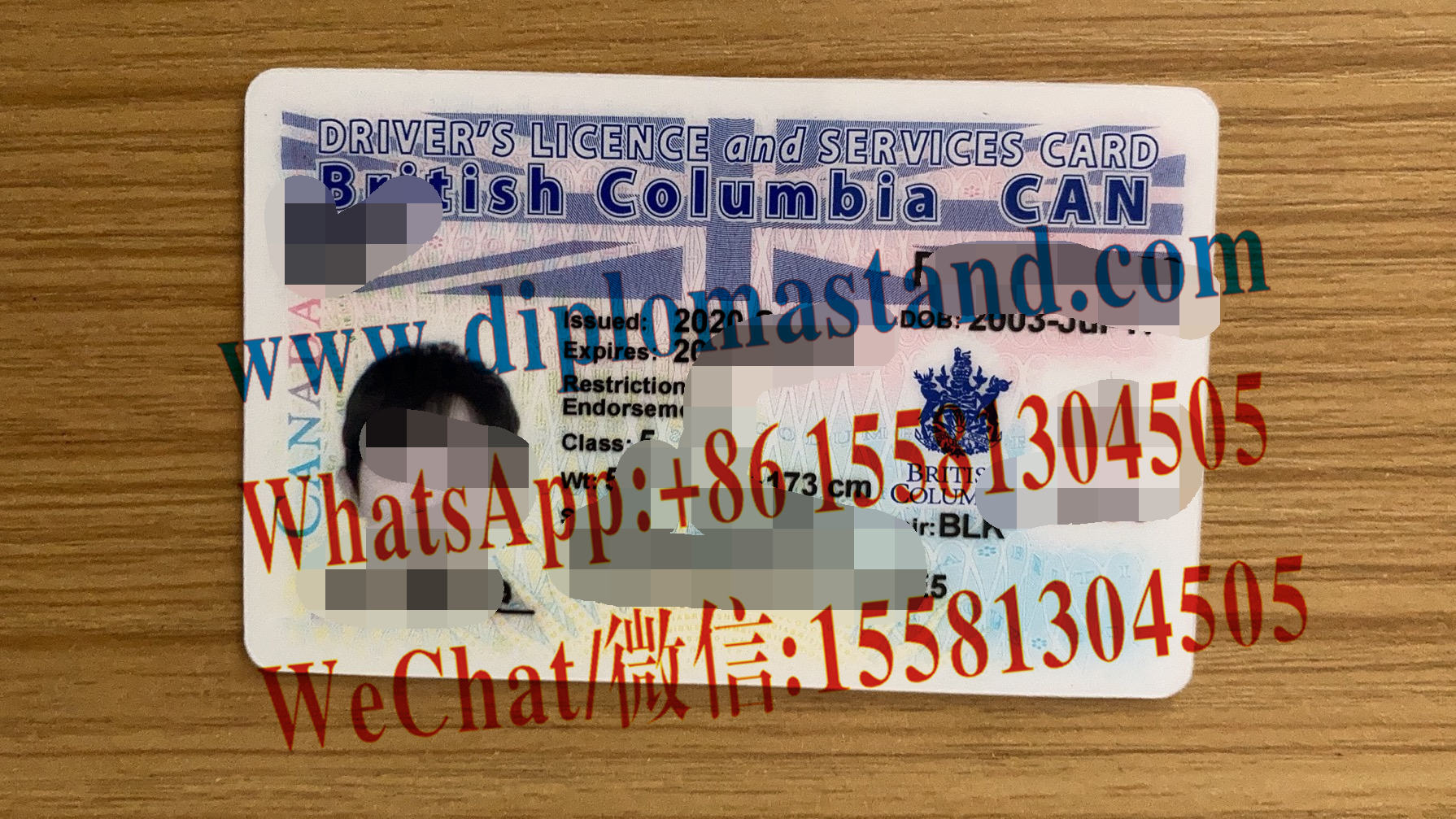 Buy British Columbia drivers license Online