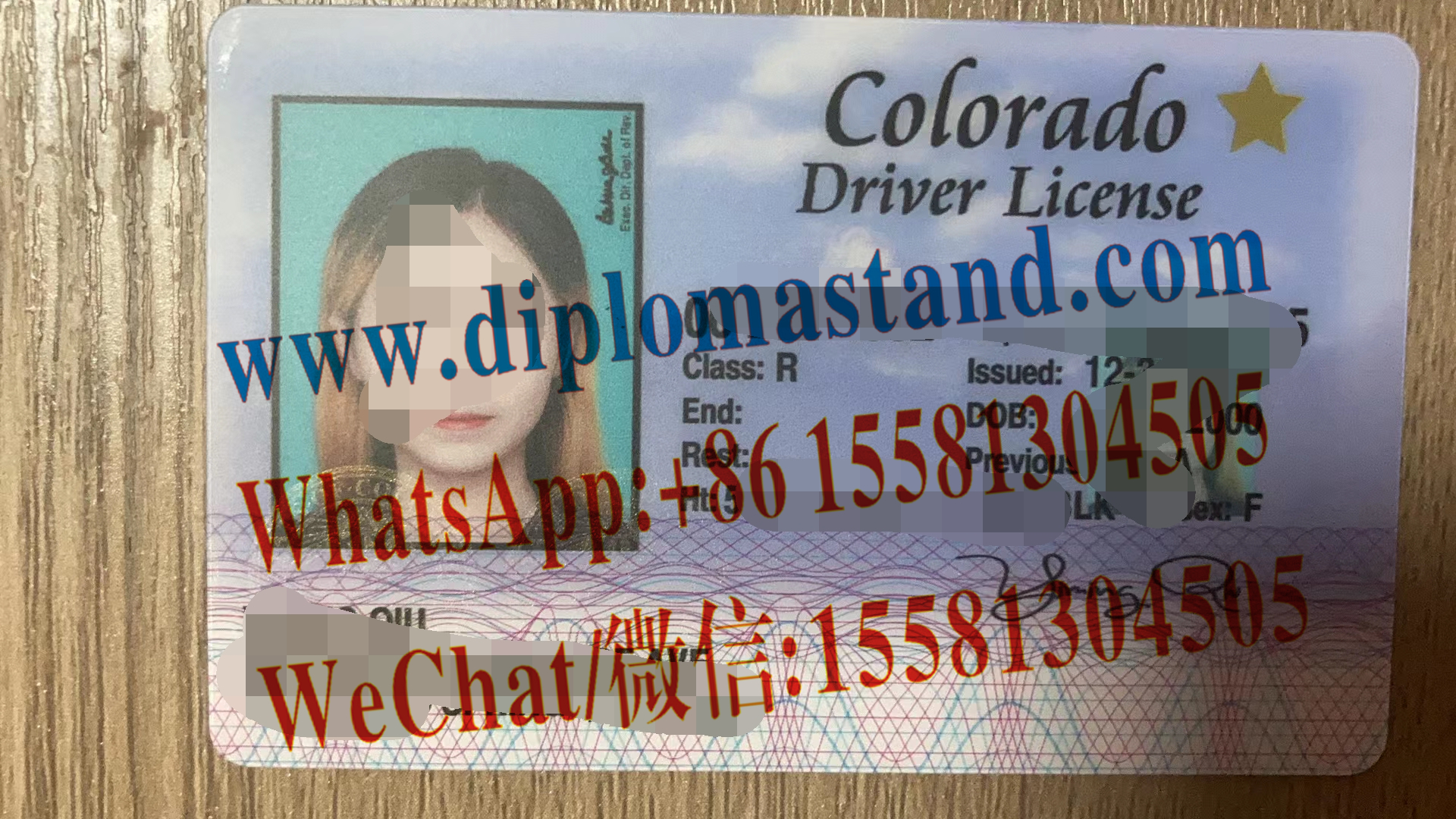 Buy Colorado drivers license Online