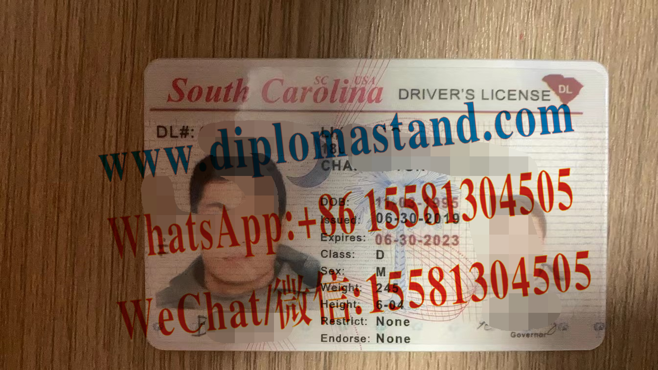 Buy South Carolina drivers license Online