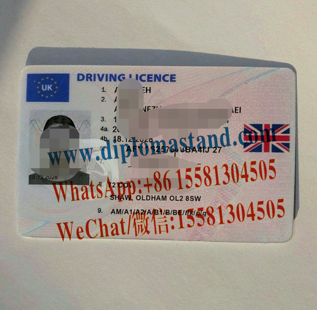 Buy UK driving license Online