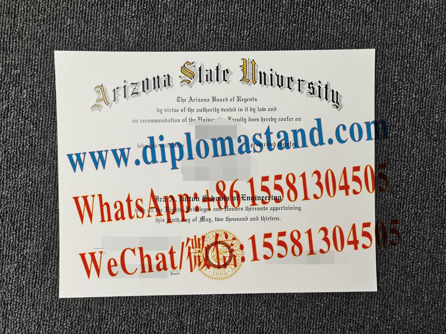 Buy fake Arizona State University Diploma