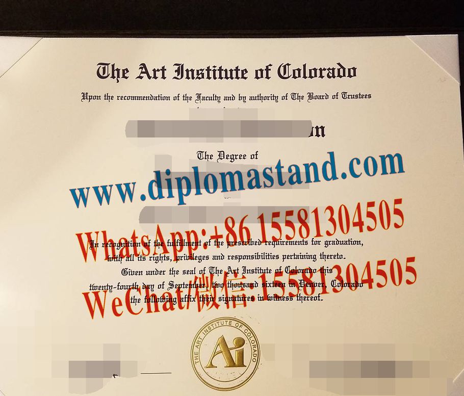 Buy fake Art Institute of Colorado Diploma