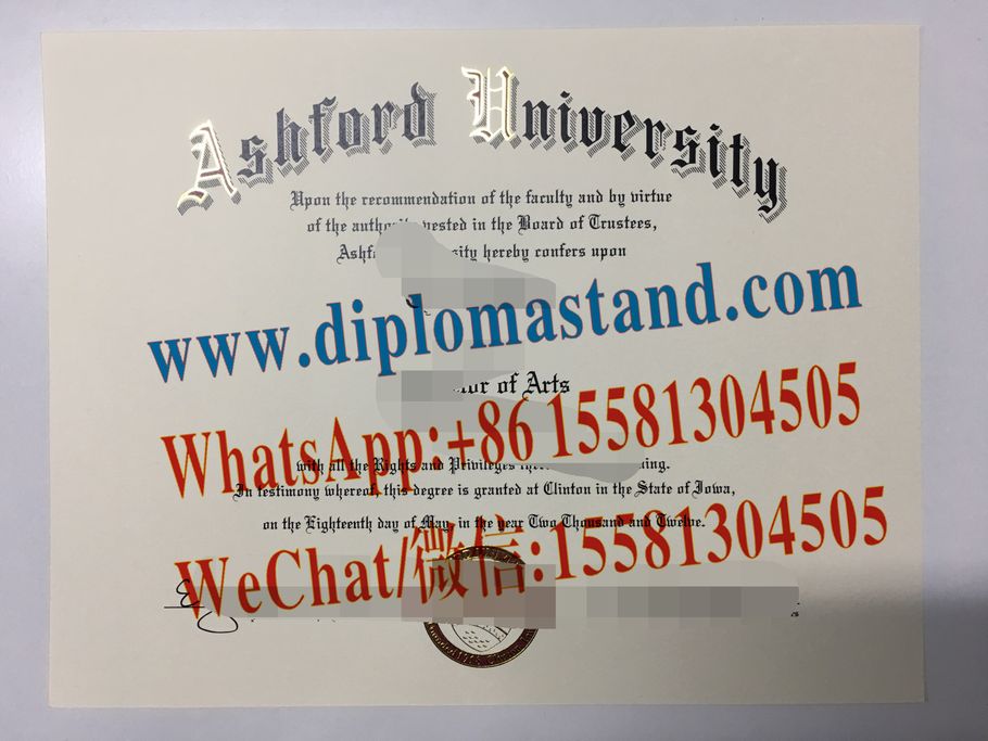 Buy fake Ashford University Diploma