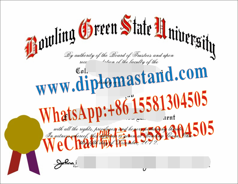 Buy fake Bowling Green State University Diploma