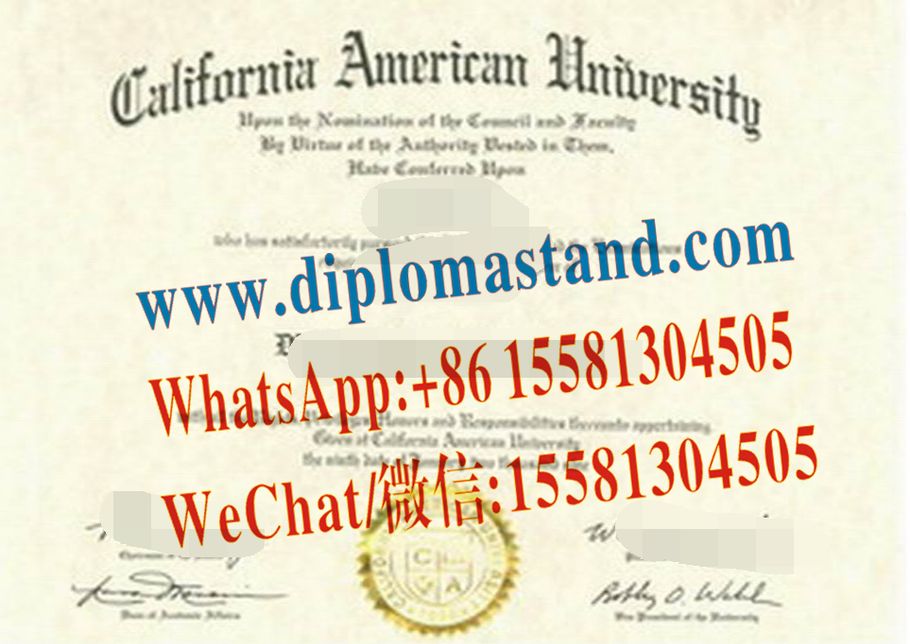 Buy fake California American University Diploma