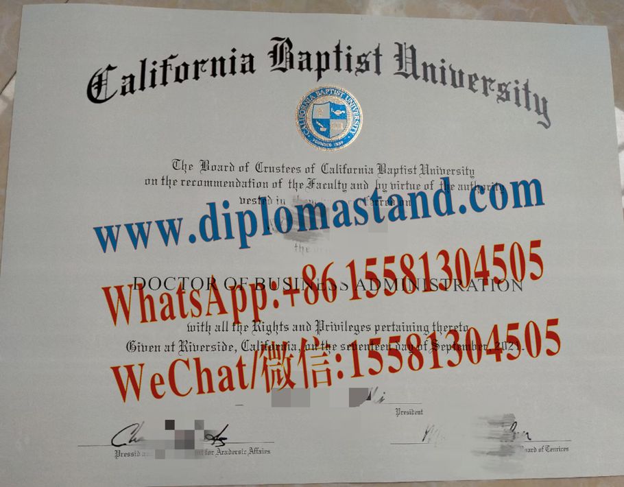 Buy fake California Baptist University Diploma