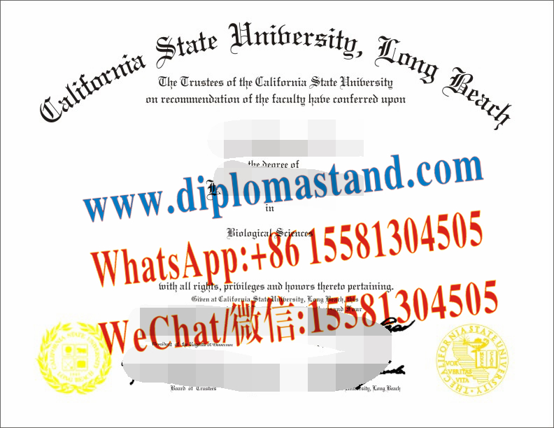 Buy fake California State University Long Beach Diploma