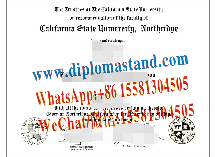 Buy fake California State University Northridge(CSUN) Diploma