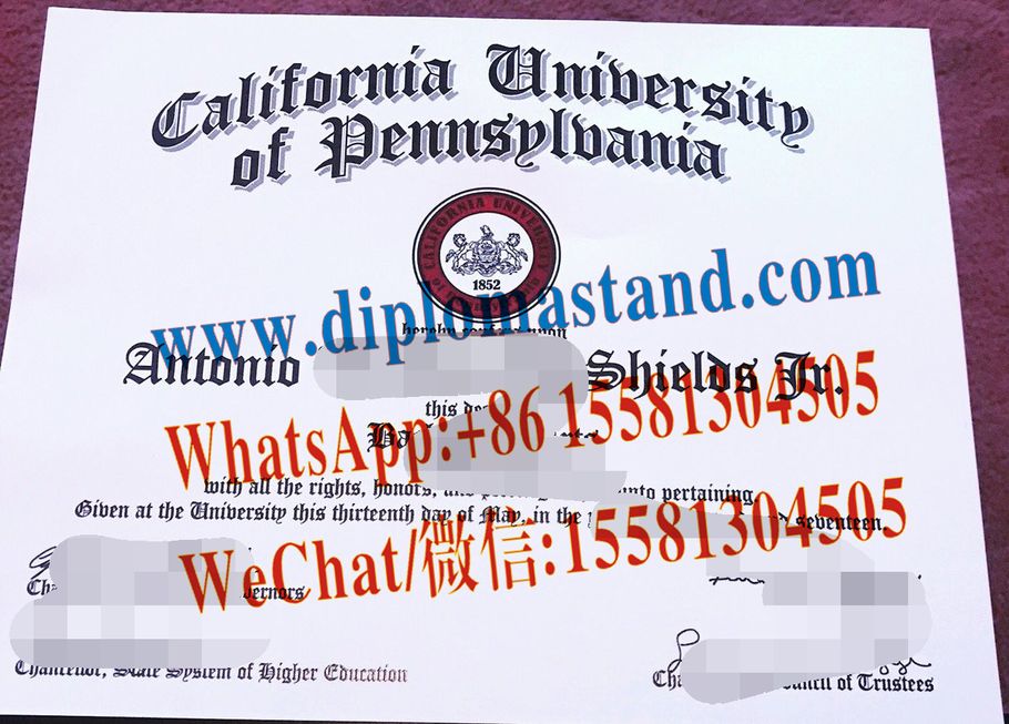 Buy fake California University of Pennsylvania Diploma