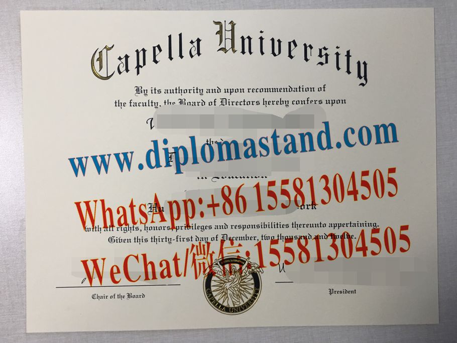 Buy fake Capella University Diploma