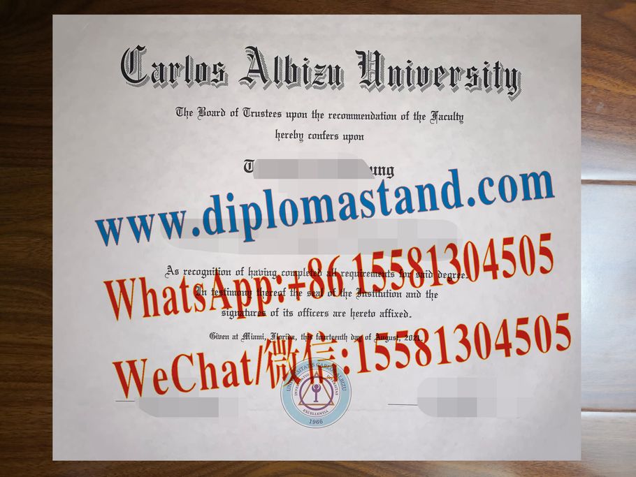 Buy fake Carlos Albizu University Diploma