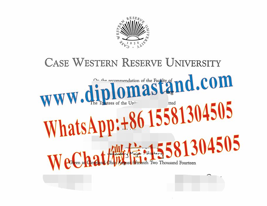 Buy fake Case Western Reserve University Diploma