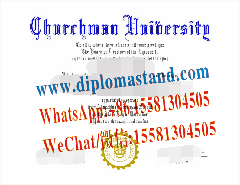 Buy fake Churchman College Diploma