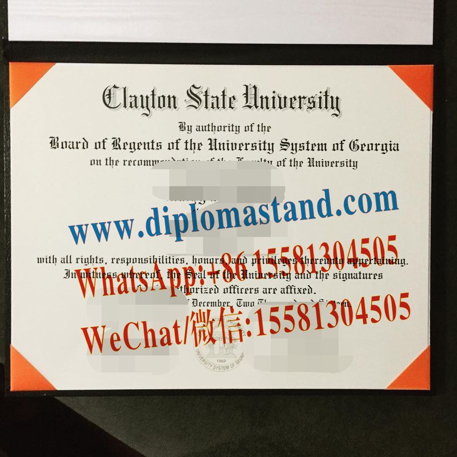 Buy fake Clayton State University Diploma