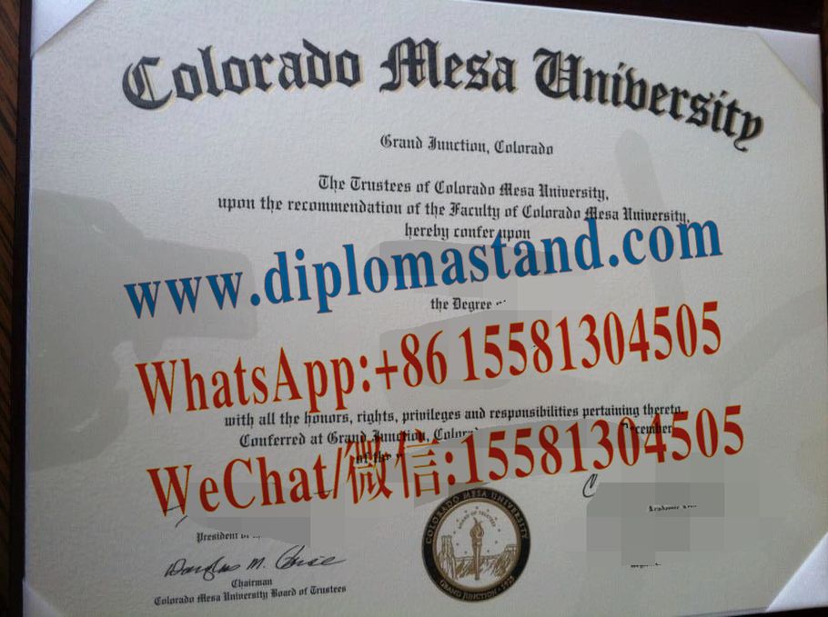 Buy fake Colorado Mesa University Diploma