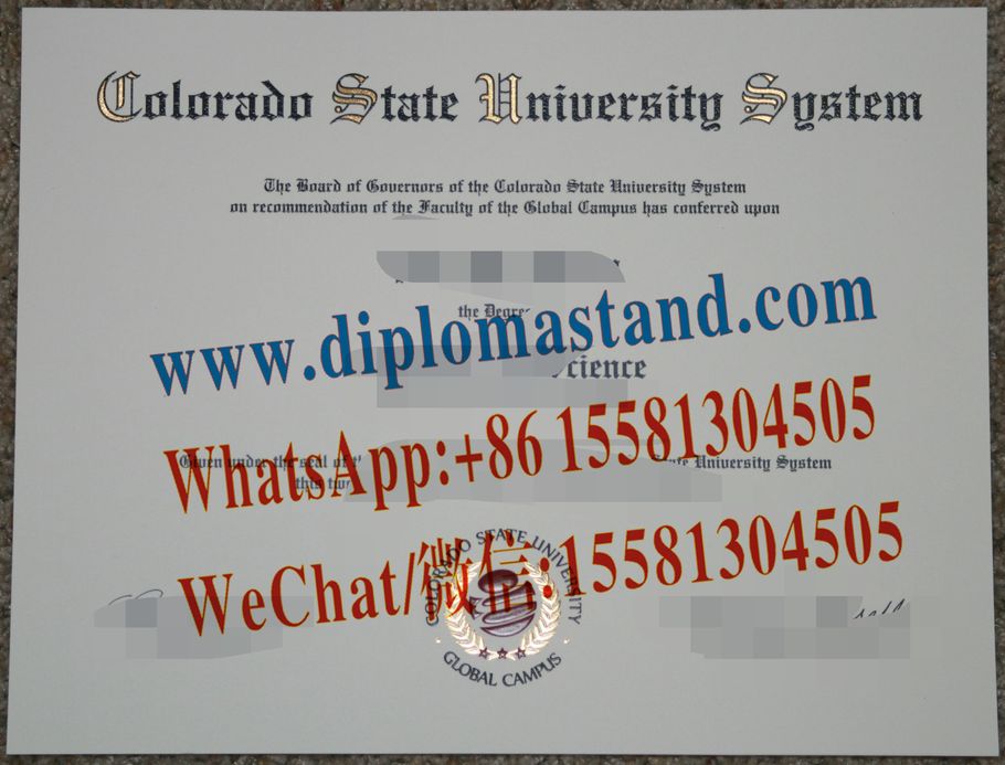 Buy fake Colorado State University Diploma