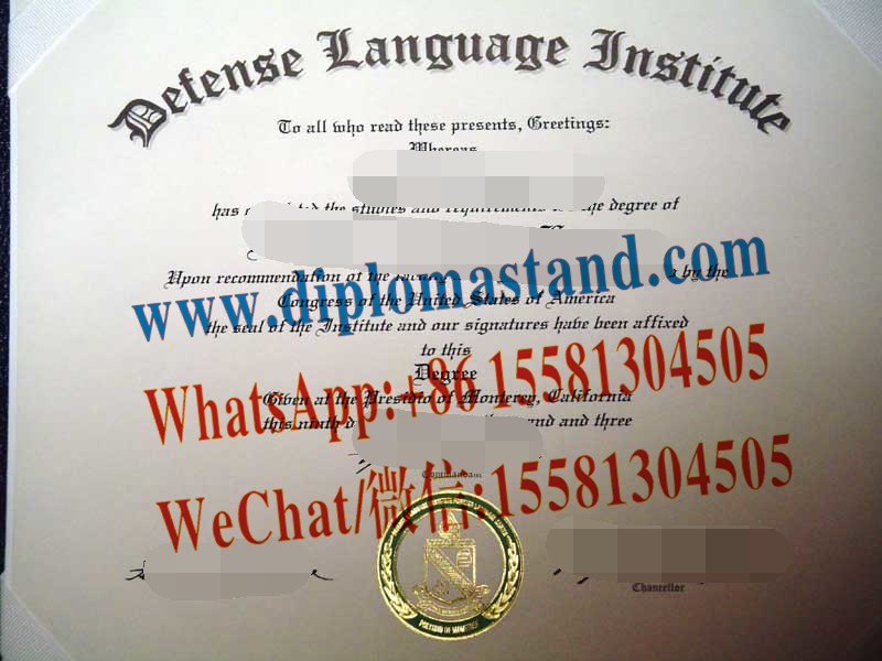 Buy fake Defense Language Institute Diploma