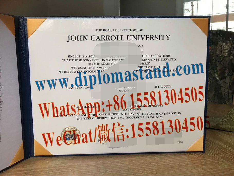 Buy fake John Carroll University Diploma