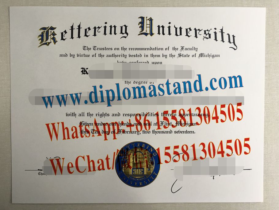 Buy fake Kettering University Diploma