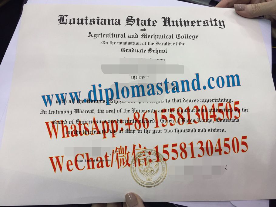 Buy fake Louisiana State University Diploma