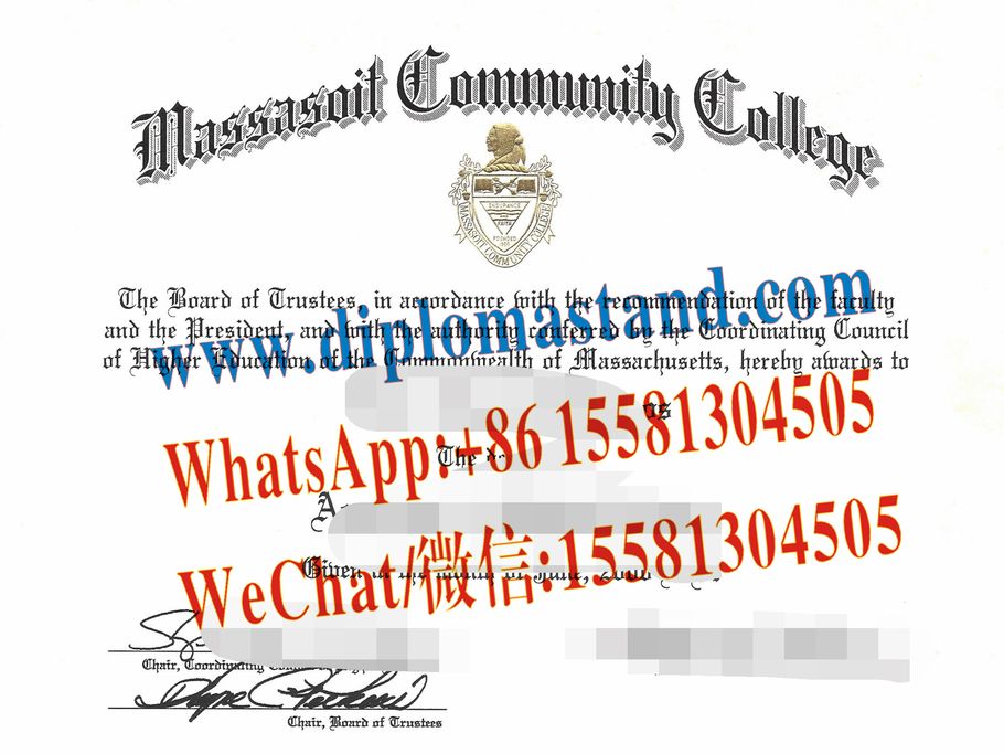 Buy fake Massasoit Community College Diploma