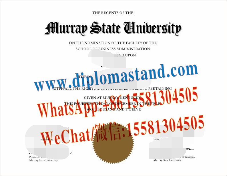 Buy fake Murray State University Diploma