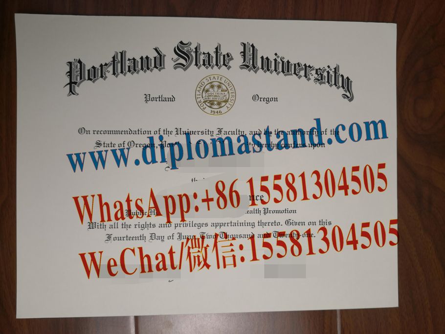 Buy fake Portland State University Diploma