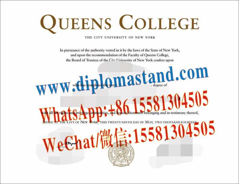 Buy fake Queens College, City University of New York Diploma