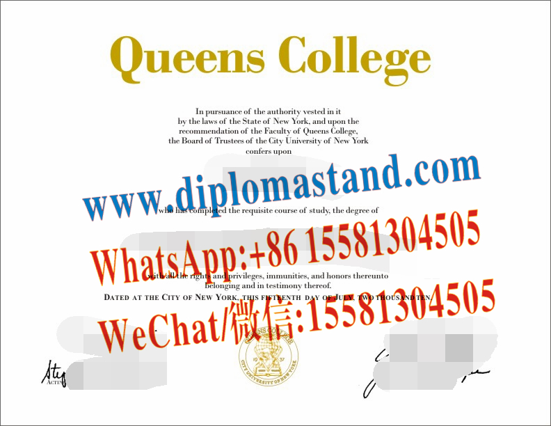 Buy fake Queens College Diploma