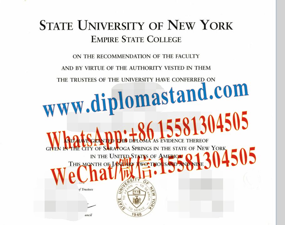 Buy fake SUNY Empire State College Diploma