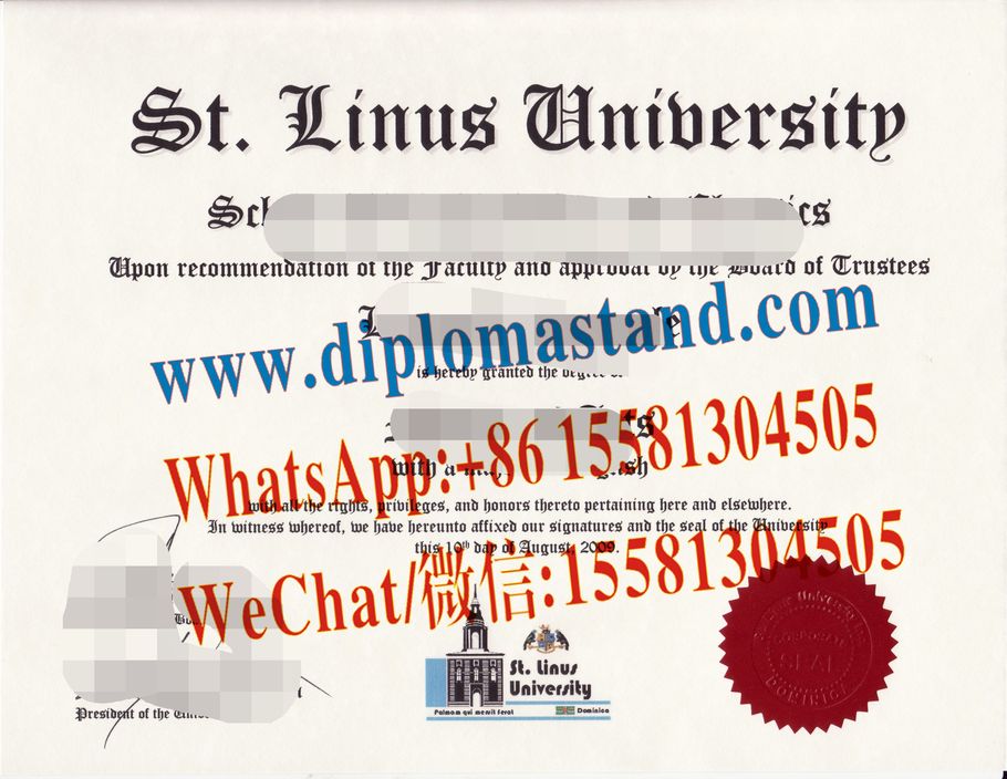 Buy fake St. Linus University Diploma