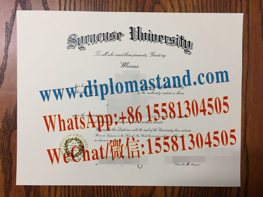 Buy fake Syracuse University Diploma