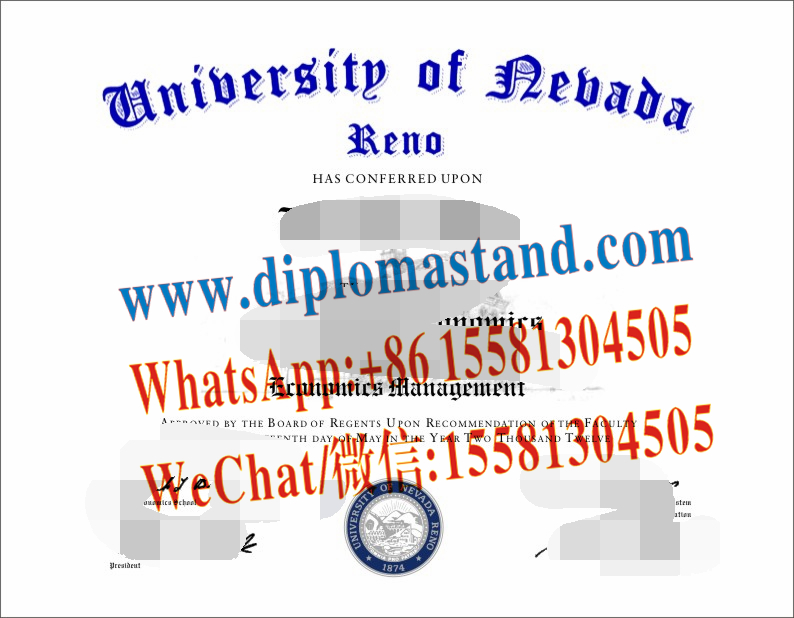 Buy fake University of Nevada, Reno Diploma