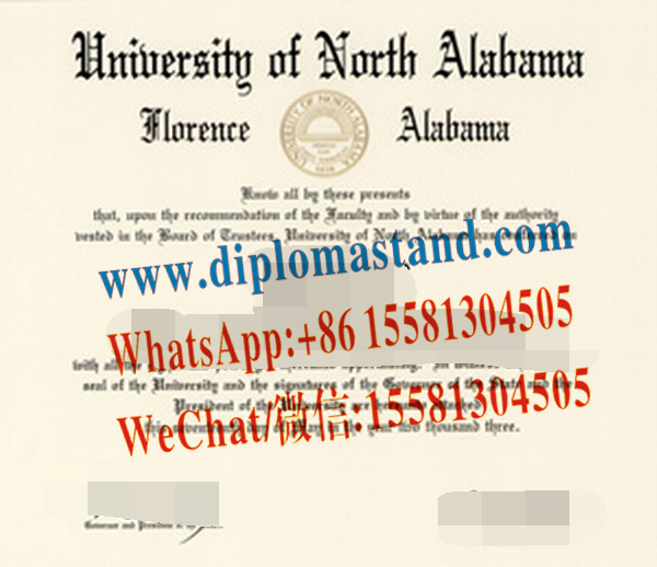 Buy fake University of North Alabama Diploma1