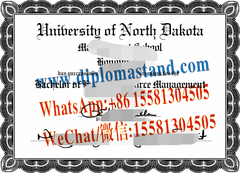 Buy fake University of North Dakota Diploma