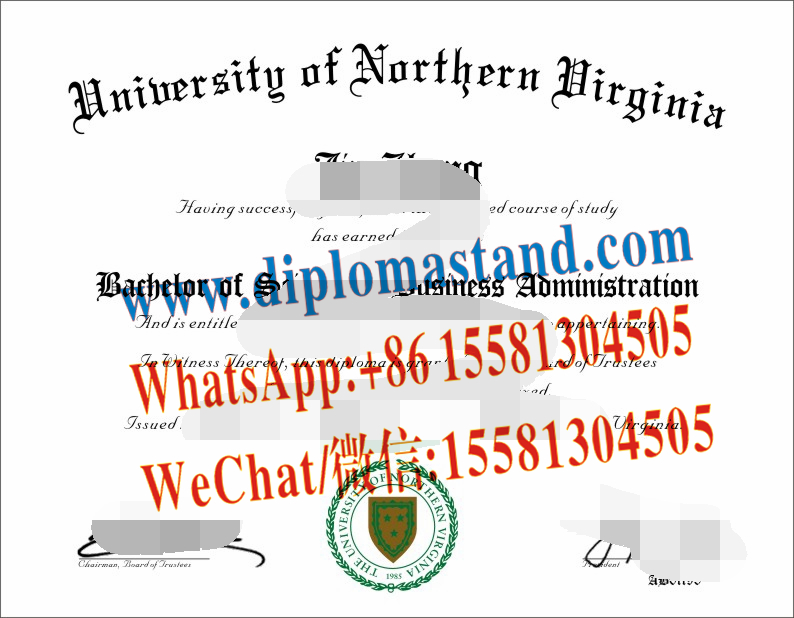 Buy fake University of Northern Virginia Diploma