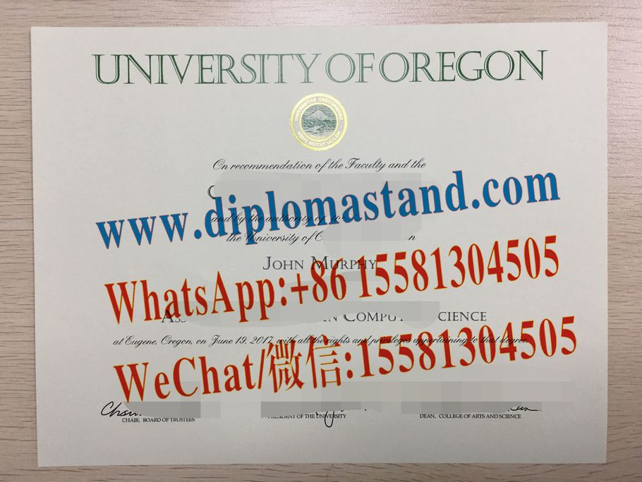 Buy fake University of Oregon Diploma