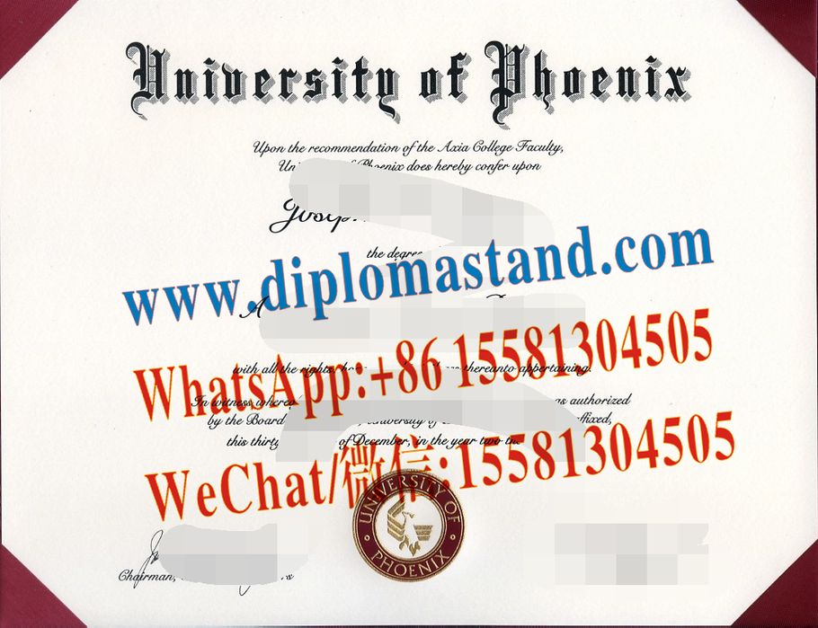 Buy fake University of Phoenix Diploma