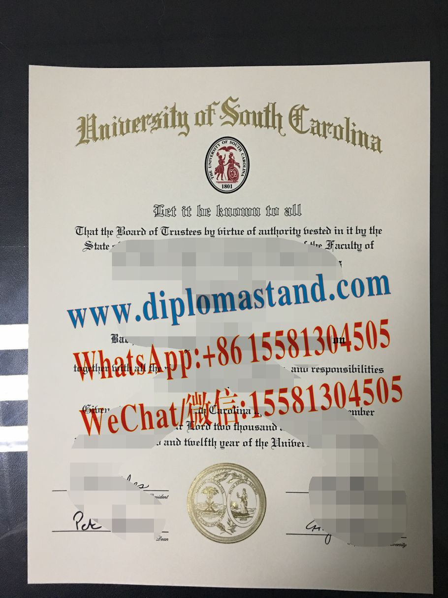 Buy fake University of South Carolina Diploma