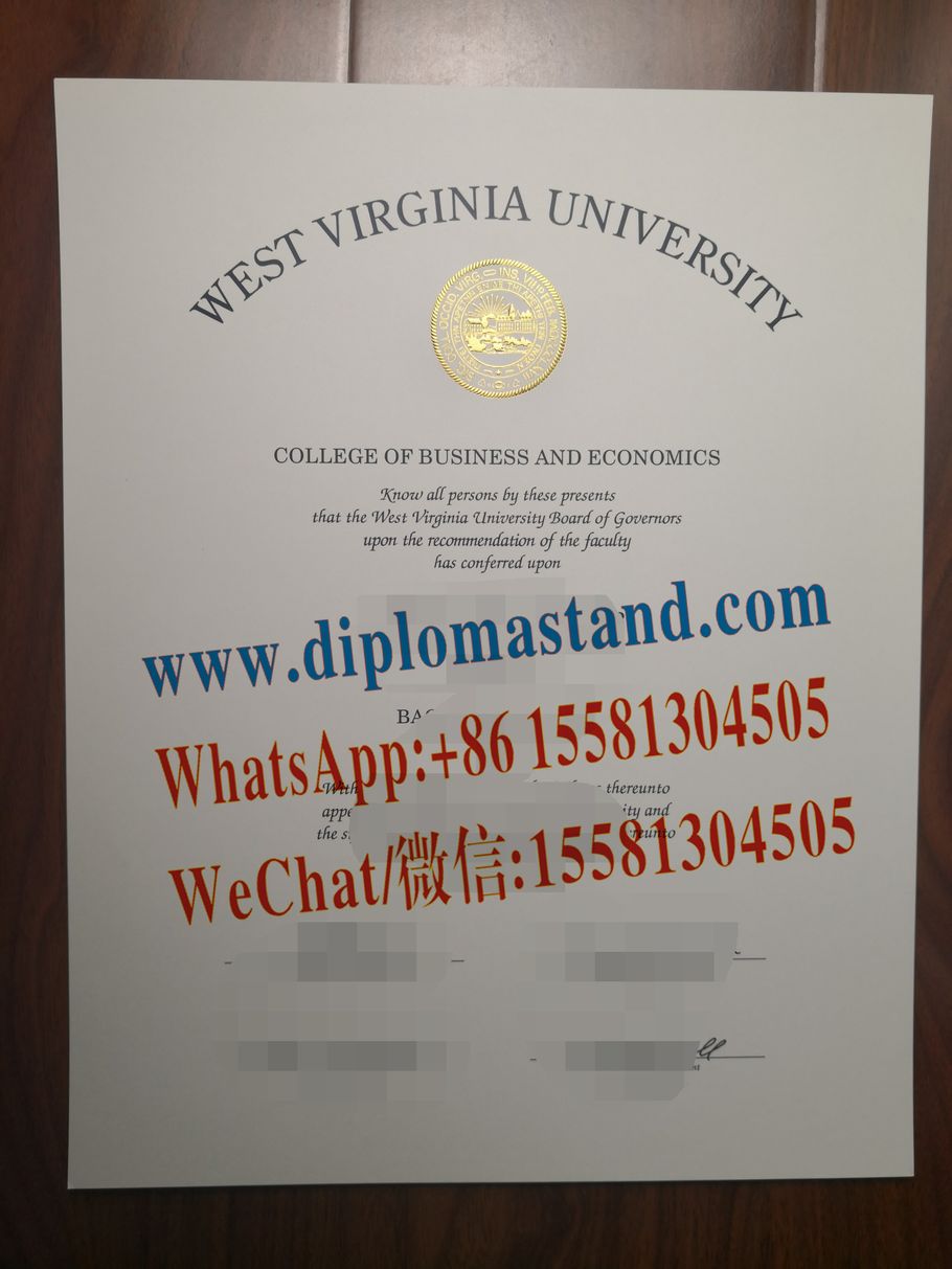 Buy fake West Virginia University Diploma