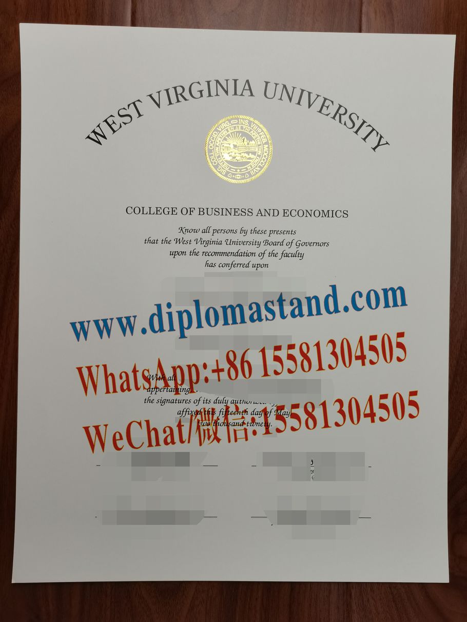 Buy fake West Virginia University Diploma1