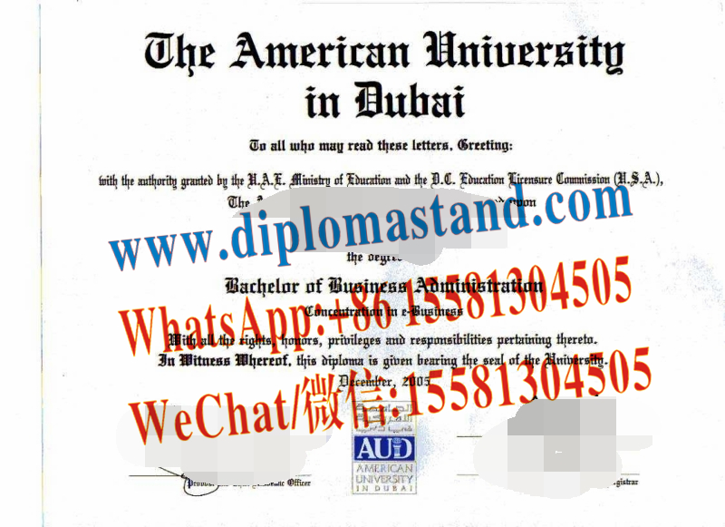 Fake American University in Dubai Diploma Makers