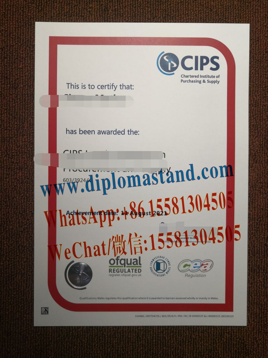 Fake CIPS Certificate