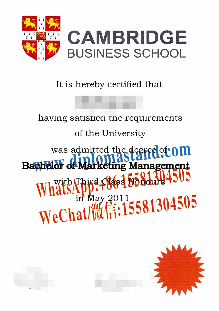 Fake Cambridge Business School Diploma Makers