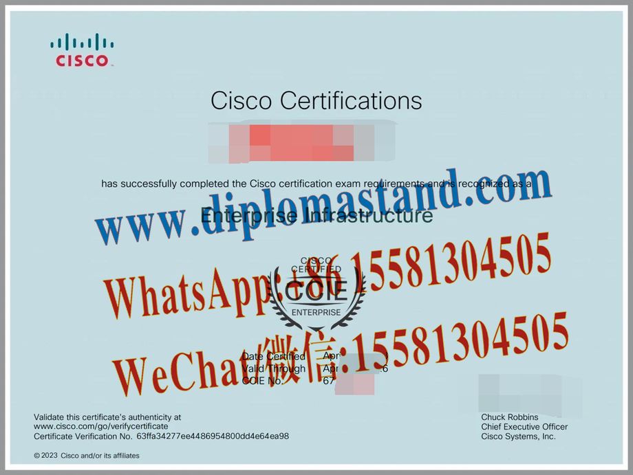Fake Cisco Certificate