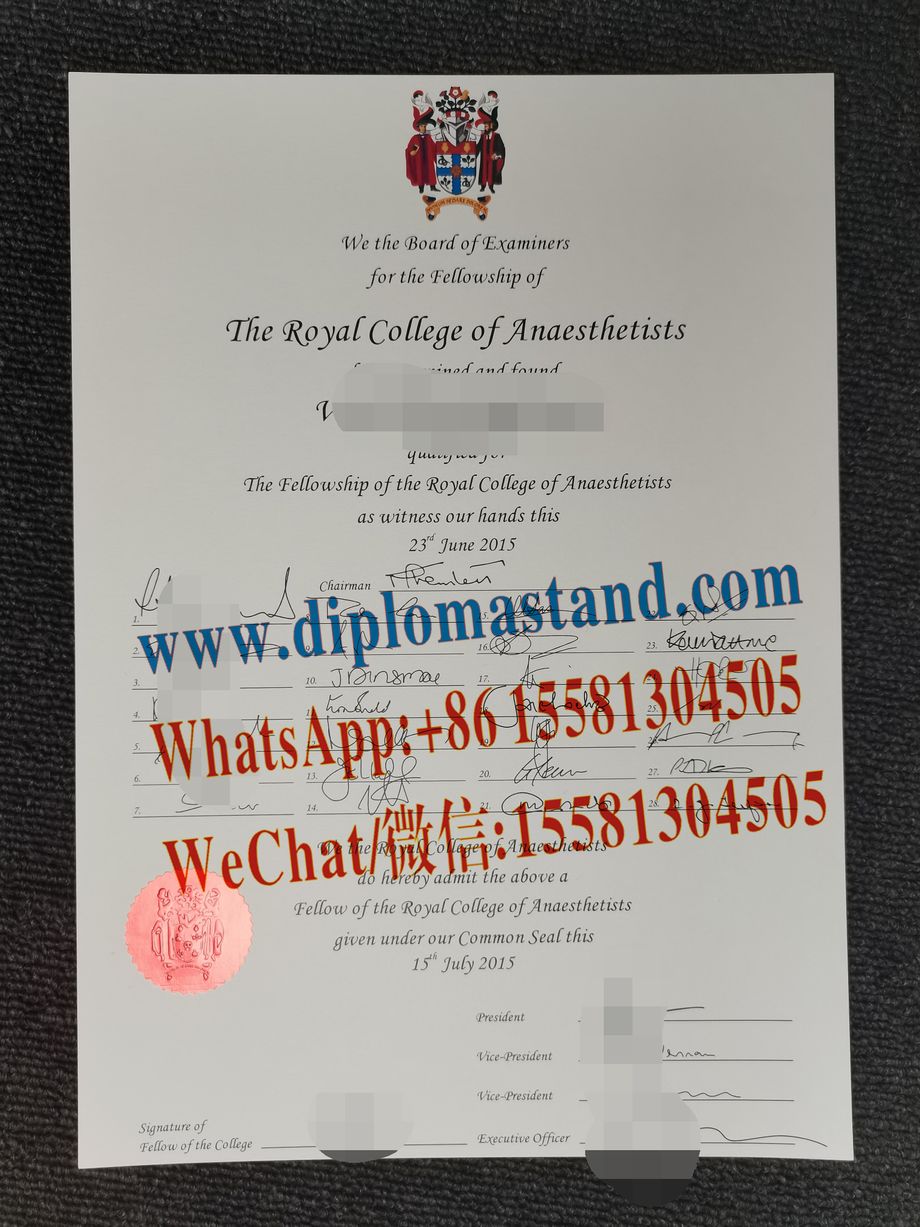 Fake College of Anaesthetists of Ireland Diploma Makers