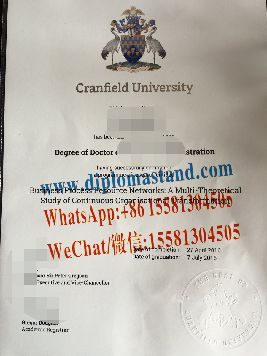 Fake Cranfield University Diploma Makers