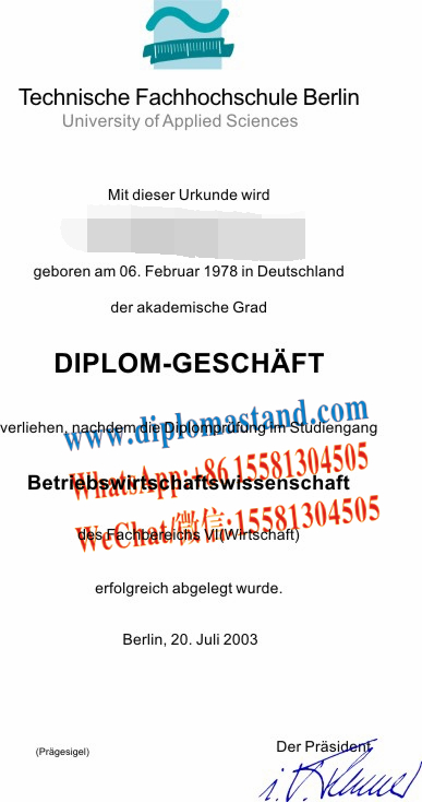 Fake Hochschulen Berlin Diploma Certificate