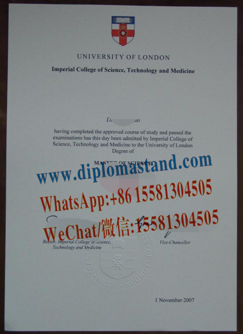 Fake Imperial College London Diploma Makers