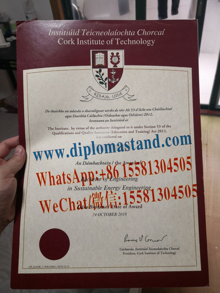 Fake Munster Technological University Diploma Certificate